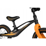 Bicicleta fara pedale, Lionelo, Bart Air, Usoara, Cu roti gonflabile, Cu cadru din magneziu, Cu ghidon si sa reglabile, Greutate 3.8 Kg, 12 inch, Conform cu standardul european de securitate EN71, Negru
