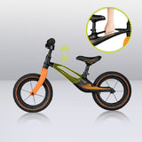 Bicicleta fara pedale, Lionelo, Bart Air, Usoara, Cu roti gonflabile, Cu cadru din magneziu, Cu ghidon si sa reglabile, Greutate 3.8 Kg, 12 inch, Conform cu standardul european de securitate EN71, Negru