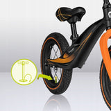 Bicicleta fara pedale, Lionelo, Bart Air, Usoara, Cu roti gonflabile, Cu cadru din magneziu, Cu ghidon si sa reglabile, Greutate 3.8 Kg, 12 inch, Conform cu standardul european de securitate EN71, Negru