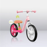 Bicicleta fara pedale, Lionelo, Alex, Usoara, Cu ghidon si sa reglabile, Greutate 3.3 Kg, Cu roti din spuma EVA, 12 inch, Bubblegum