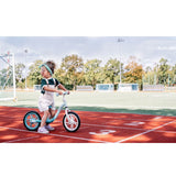 Bicicleta fara pedale, Lionelo, Alex, Usoara, Cu ghidon si sa reglabile, Greutate 3.3 Kg, Cu roti din spuma EVA, 12 inch, Bubblegum