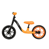 Bicicleta fara pedale, Lionelo, Alex, Usoara, Cu ghidon si sa reglabile, Greutate 3.3 Kg, Cu roti din spuma EVA, 12 inch, Orange