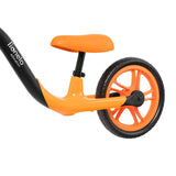 Bicicleta fara pedale, Lionelo, Alex, Usoara, Cu ghidon si sa reglabile, Greutate 3.3 Kg, Cu roti din spuma EVA, 12 inch, Orange
