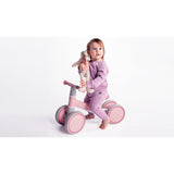 Bicicleta fara pedale, Lionelo, Villy, Cu 4 roti, Din spuma EVA si TPR, Stabila, Manere moi, antiderapante, 12- 36 luni, Sustine pana la 30 kg, Certificata EN 71-1:2014, EN 71-2:2011, EN 71-3:2019, Roz