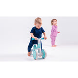 Bicicleta fara pedale, Lionelo, Villy, Cu 4 roti, Din spuma EVA si TPR, Stabila, Manere moi, antiderapante, 12- 36 luni, Sustine pana la 30 kg, Certificata EN 71-1:2014, EN 71-2:2011, EN 71-3:2019, Roz