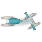 Bicicleta fara pedale, Lionelo, Villy, Cu 4 roti, Din spuma EVA si TPR, Stabila, Manere moi, antiderapante, 12- 36 luni, Sustine pana la 30 kg, Certificata EN 71-1:2014, EN 71-2:2011, EN 71-3:2019, Verde turcoaz