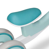 Bicicleta fara pedale, Lionelo, Villy, Cu 4 roti, Din spuma EVA si TPR, Stabila, Manere moi, antiderapante, 12- 36 luni, Sustine pana la 30 kg, Certificata EN 71-1:2014, EN 71-2:2011, EN 71-3:2019, Verde turcoaz