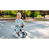 Bicicleta fara pedale, Lionelo, Sammy, Cu 4 roti, Din spuma EVA, Stabila, Manere moi, antiderapante, 12- 36 luni, Greutate maxima suportata 25 kg, Certificata EN 71-1:2014, EN 71-2:2011, EN 71-3:2019, Alb