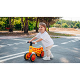 Bicicleta fara pedale, Lionelo, Sammy, Cu 4 roti, Din spuma EVA, Stabila, Manere moi, antiderapante, 12- 36 luni, Greutate maxima suportata 25 kg, Certificata EN 71-1:2014, EN 71-2:2011, EN 71-3:2019, Galben