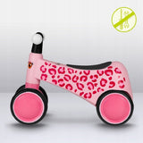 Bicicleta fara pedale, Lionelo, Sammy, Cu 4 roti, Din spuma EVA, Stabila, Manere moi, antiderapante, 12- 36 luni, Greutate maxima suportata 25 kg, Certificata EN 71-1:2014, EN 71-2:2011, EN 71-3:2019, Roz