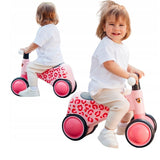 Bicicleta fara pedale, Lionelo, Sammy, Cu 4 roti, Din spuma EVA, Stabila, Manere moi, antiderapante, 12- 36 luni, Greutate maxima suportata 25 kg, Certificata EN 71-1:2014, EN 71-2:2011, EN 71-3:2019, Roz