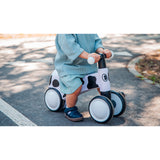 Bicicleta fara pedale, Lionelo, Sammy, Cu 4 roti, Din spuma EVA, Stabila, Manere moi, antiderapante, 12- 36 luni, Greutate maxima suportata 25 kg, Certificata EN 71-1:2014, EN 71-2:2011, EN 71-3:2019, Alb