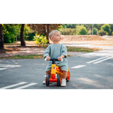 Bicicleta fara pedale, Lionelo, Sammy, Cu 4 roti, Din spuma EVA, Stabila, Manere moi, antiderapante, 12- 36 luni, Greutate maxima suportata 25 kg, Certificata EN 71-1:2014, EN 71-2:2011, EN 71-3:2019, Galben