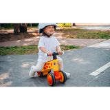 Bicicleta fara pedale, Lionelo, Sammy, Cu 4 roti, Din spuma EVA, Stabila, Manere moi, antiderapante, 12- 36 luni, Greutate maxima suportata 25 kg, Certificata EN 71-1:2014, EN 71-2:2011, EN 71-3:2019, Alb