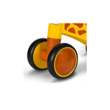 Bicicleta fara pedale, Lionelo, Sammy, Cu 4 roti, Din spuma EVA, Stabila, Manere moi, antiderapante, 12- 36 luni, Greutate maxima suportata 25 kg, Certificata EN 71-1:2014, EN 71-2:2011, EN 71-3:2019, Galben