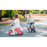 Bicicleta fara pedale, Lionelo, Sammy, Cu 4 roti, Din spuma EVA, Stabila, Manere moi, antiderapante, 12- 36 luni, Greutate maxima suportata 25 kg, Certificata EN 71-1:2014, EN 71-2:2011, EN 71-3:2019, Alb