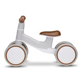 Bicicleta fara pedale, Lionelo, Villy, Cu 4 roti, Din spuma EVA si TPR, Stabila, Manere moi, antiderapante, 12- 36 luni, Sustine pana la 30 kg, Certificata EN 71-1:2014, EN 71-2:2011, EN 71-3:2019, Bej