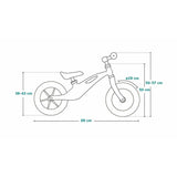 Bicicleta fara pedale, Lionelo, Bart Tour, Usoara, Cu cadru din magneziu, Cu ghidon si sa reglabile, Greutate 3.8 Kg, 12 inch, Conform cu standardul european de securitate EN71, Pink Bubblegum