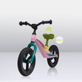 Bicicleta fara pedale, Lionelo, Bart Tour, Usoara, Cu cadru din magneziu, Cu ghidon si sa reglabile, Greutate 3.8 Kg, 12 inch, Conform cu standardul european de securitate EN71, Pink Bubblegum