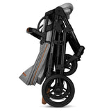 Carucior 2 in 1, Lionelo, Mari Tour, Cu landou individual si salteluta moale, Reversibil, Maner ajustabil, Plasa de tantari, Husa de picioare, Geanta parinti, 22 kg, Conform cu standardele europene de securitate EN1888 si EN1466, Gri