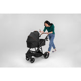 Carucior 2 in 1, Lionelo, Mari Tour, Cu landou individual si salteluta moale, Reversibil, Maner ajustabil, Plasa de tantari, Husa de picioare, Geanta parinti, 22 kg, Conform cu standardele europene de securitate EN1888 si EN1466, Gri