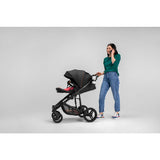 Carucior 2 in 1, Lionelo, Mari Tour, Cu landou individual si salteluta moale, Reversibil, Maner ajustabil, Plasa de tantari, Husa de picioare, Geanta parinti, 22 kg, Conform cu standardele europene de securitate EN1888 si EN1466, Gri