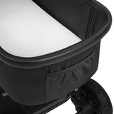 Carucior 3 in 1, Lionelo, Amber, Cadru aluminiu, Cu landou intarit si salteluta moale, Cu scoica auto testata ADAC, Reversibil, Cu accesorii, Geanta parinti, Pana la 22 kg, EN1888-1 EN1888-2 EN1466 ECE R129, Negru onyx