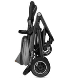 Carucior 3 in 1, Lionelo, Bianka, Transformabil, Cadru aluminiu, Cu landou si salteluta moale, Cu scoica auto, Cu multiple accesorii, Sustine 22 kg, 0 luni+, EN1466:2014+AC:2015, EN1888, Gri