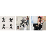 Carucior 3 in 1, Lionelo, Bianka, Transformabil, Cadru aluminiu, Cu landou si salteluta moale, Cu scoica auto, Cu multiple accesorii, Sustine 22 kg, 0 luni+, EN1466:2014+AC:2015, EN1888, Gri