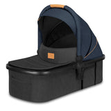 Carucior 2 in 1, Lionelo, Amber, Cadru aluminiu, Cu landou intarit si salteluta moale, Reversibil, Maner ajustabil, Huse pentru picioare, ploaie, Plasa de tantari, Geanta parinti, Pana la 22 kg, EN1888-1, EN1888-2, EN1466, Albastru