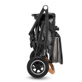 Carucior 2 in 1, Lionelo, Amber, Cadru aluminiu, Cu landou intarit si salteluta moale, Reversibil, Maner ajustabil, Huse pentru picioare, ploaie, Plasa de tantari, Geanta parinti, Pana la 22 kg, EN1888-1, EN1888-2, EN1466, Gri deschis