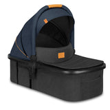 Carucior 2 in 1, Lionelo, Amber, Cadru aluminiu, Cu landou intarit si salteluta moale, Reversibil, Maner ajustabil, Huse pentru picioare, ploaie, Plasa de tantari, Geanta parinti, Pana la 22 kg, EN1888-1, EN1888-2, EN1466, Albastru