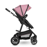 Carucior 2 in 1, Lionelo, Amber, Cadru aluminiu, Cu landou intarit si salteluta moale, Reversibil, Maner ajustabil, Huse pentru picioare, ploaie, Plasa de tantari, Geanta parinti, Pana la 22 kg, EN1888-1, EN1888-2, EN1466, Roz