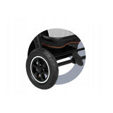 Carucior 3 in 1, Lionelo, Amber, Cadru aluminiu, Cu landou intarit si salteluta moale, Cu scoica auto testata ADAC, Reversibil, Cu accesorii, Geanta parinti, Pana la 22 kg, Gri Inchis