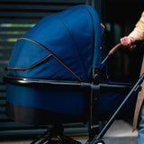 Carucior 2 in 1, Lionelo, Mika, Cadru din aluminiu, Cu landou intarit si salteluta moale, Reversibil, Maner ajustabil, Plasa de tantari, Husa de ploaie, de picioare, 22 kg, Conform cu standardele europene de securitate EN1888-1 EN1888-2, EN1466, Albastru