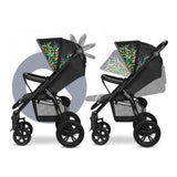 Carucior sport, Lionelo, Annet Tour Dreamin, Editie Limitata, De la nastere, Capotina impermeabila, Cu filtru UPF 50+, Cu maner reglabil, Plasa de tantari, Suport biberon, Saculet pentru picioare, Pana la 22 kg, Cu certificare TUV, Negru