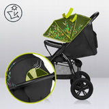 Carucior sport, Lionelo, Annet Tour Dreamin, Editie Limitata, De la nastere, Capotina impermeabila, Cu filtru UPF 50+, Cu maner reglabil, Plasa de tantari, Suport biberon, Saculet pentru picioare, Pana la 22 kg, Cu certificare TUV, Negru