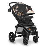 Carucior sport, Lionelo, Annet Tour Lovin, Editie Limitata, De la nastere, Cu capotina impermeabila, Cu filtru UPF 50+, Cu maner reglabil, Plasa de tantari, Suport biberon, Saculet pentru picioare, Pana la 22 kg, Cu certificare TUV, Negru