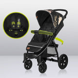 Carucior sport, Lionelo, Annet Tour Lovin, Editie Limitata, De la nastere, Cu capotina impermeabila, Cu filtru UPF 50+, Cu maner reglabil, Plasa de tantari, Suport biberon, Saculet pentru picioare, Pana la 22 kg, Cu certificare TUV, Negru