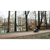 Carucior sport, Lionelo, Annet Plus, De la nastere, Cu accesorii si capotina XXL reglabila, 0 - 22 Kg, Conform cu standardele europene de securitate EN1888-1 si EN1888-2, Negru