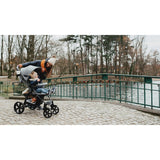 Carucior sport, Lionelo, Annet Plus, De la nastere, Cu accesorii si capotina XXL reglabila, 0 - 22 Kg, Conform cu standardele europene de securitate EN1888-1 si EN1888-2, Negru