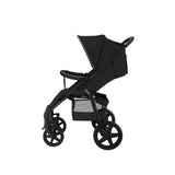 Carucior sport, Lionelo, Annet Plus, De la nastere, Cu accesorii si capotina XXL reglabila, 0 - 22 Kg, Conform cu standardele europene de securitate EN1888-1 si EN1888-2, Negru