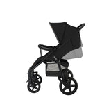 Carucior sport, Lionelo, Annet Plus, De la nastere, Cu accesorii si capotina XXL reglabila, 0 - 22 Kg, Conform cu standardele europene de securitate EN1888-1 si EN1888-2, Negru
