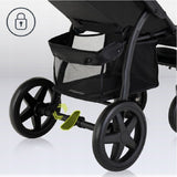 Carucior sport, Lionelo, Annet Plus, De la nastere, Cu accesorii si capotina XXL reglabila, 0 - 22 Kg, Conform cu standardele europene de securitate EN1888-1 si EN1888-2, Negru