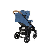 Carucior sport, Lionelo, Annet Plus, De la nastere, Cu accesorii si capotina XXL reglabila, 0 - 22 Kg, Conform cu standardele europene de securitate EN1888-1 si EN1888-2, Albastru Denim