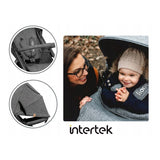 Carucior sport, Lionelo, Annet Plus, De la nastere, Cu accesorii si capotina XXL reglabila, 0 - 22 Kg, Conform cu standardele europene de securitate EN1888-1 si EN1888-2, Gri