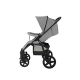 Carucior sport, Lionelo, Annet Plus, De la nastere, Cu accesorii si capotina XXL reglabila, 0 - 22 Kg, Conform cu standardele europene de securitate EN1888-1 si EN1888-2, Gri