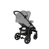Carucior sport, Lionelo, Annet Plus, De la nastere, Cu accesorii si capotina XXL reglabila, 0 - 22 Kg, Conform cu standardele europene de securitate EN1888-1 si EN1888-2, Gri