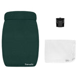 Carucior sport, Lionelo, Annet Plus, De la nastere, Cu accesorii si capotina XXL reglabila, 0 - 22 Kg, Conform cu standardele europene de securitate EN1888-1 si EN1888-2, Verde