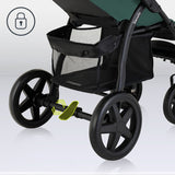 Carucior sport, Lionelo, Annet Plus, De la nastere, Cu accesorii si capotina XXL reglabila, 0 - 22 Kg, Conform cu standardele europene de securitate EN1888-1 si EN1888-2, Verde